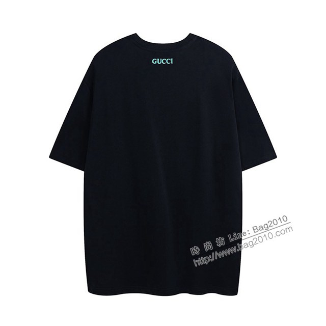 Gucci古奇專櫃古馳2023SS新款刺繡T恤 男女同款 tzy2678